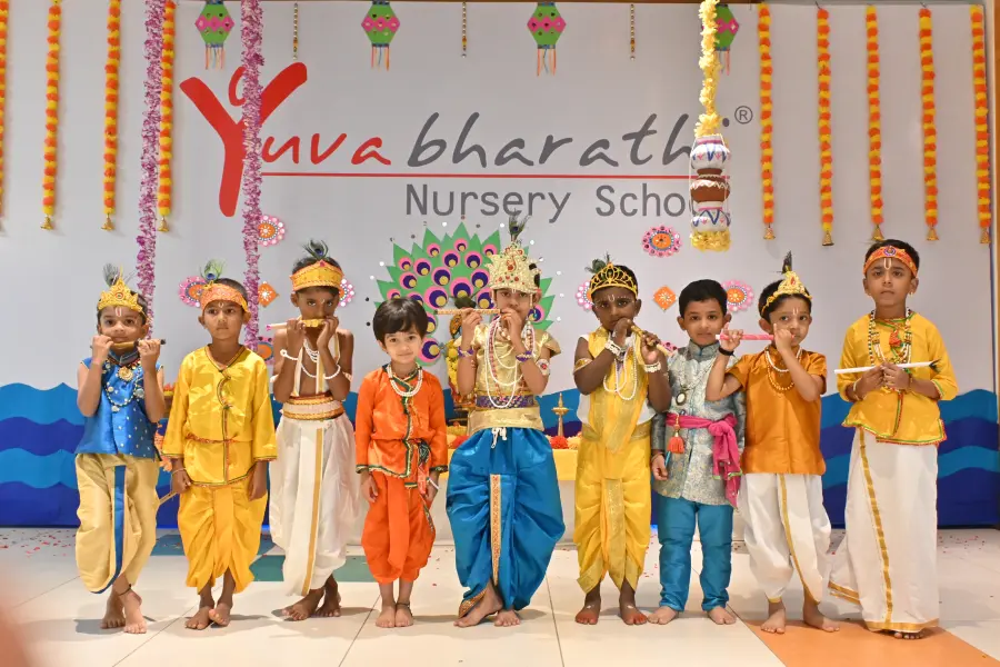 krishna janmashtami 2024 image - Yuvabharathi Nursery